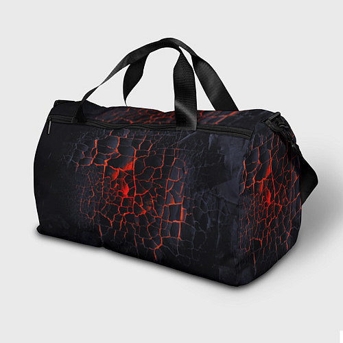 Спортивная сумка Атака Титанов: раскаленная лава / 3D-принт – фото 2