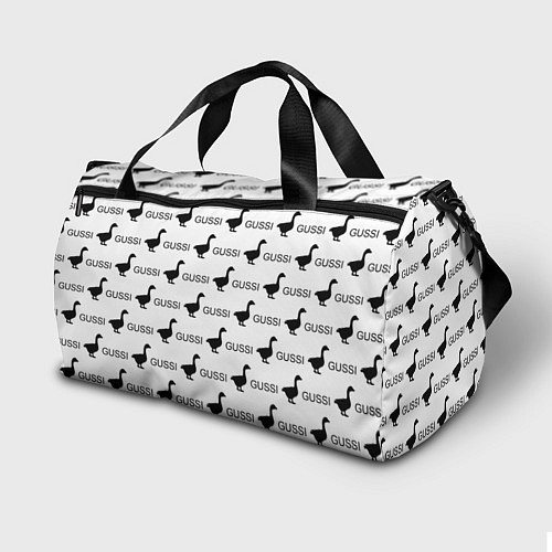 Спортивная сумка GUSSI: White Pattern / 3D-принт – фото 2