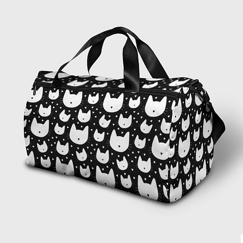 Спортивная сумка Love Cats Pattern / 3D-принт – фото 2