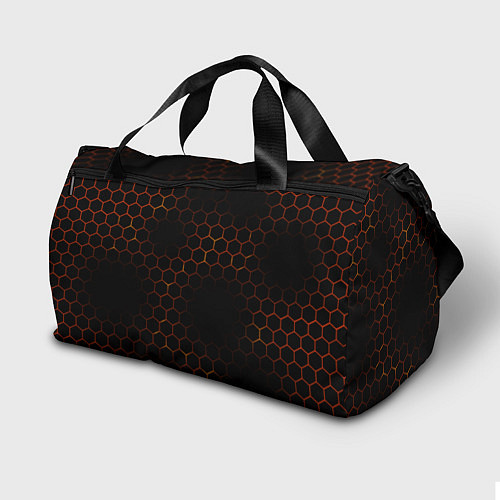 Спортивная сумка Apex Legends: Orange Carbon / 3D-принт – фото 2