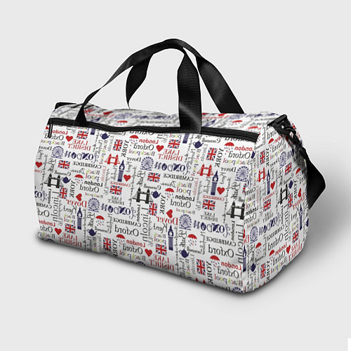 Спортивная сумка Лондон коллаж / 3D-принт – фото 2