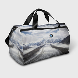 Сумки спортивные BMW - снежная вершина, цвет: 3D-принт