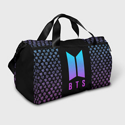 Сумки спортивные BTS: Neon Night, цвет: 3D-принт