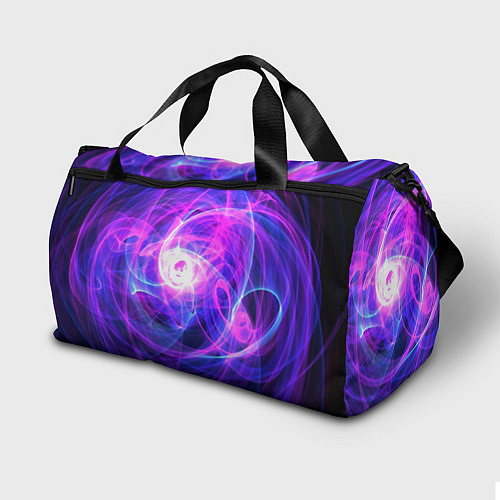 Спортивная сумка BTS: Violet Neon / 3D-принт – фото 2