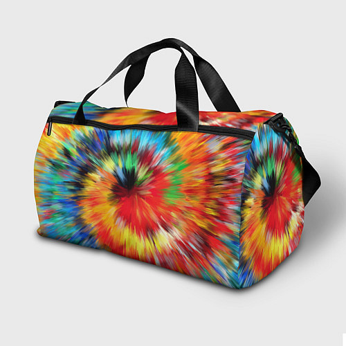 Спортивная сумка Абстракция разноцветная и яркая / 3D-принт – фото 2