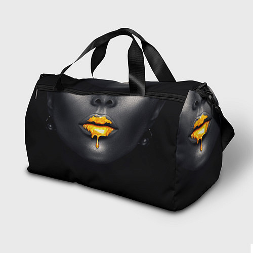 Спортивная сумка Мода: Губы / 3D-принт – фото 2