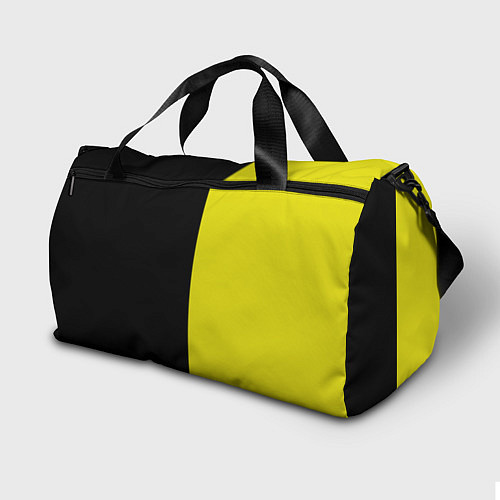 Спортивная сумка BLACK YELLOW / 3D-принт – фото 2