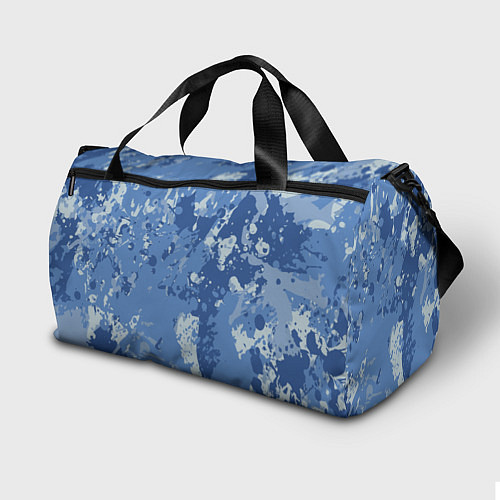 Спортивная сумка КАМУФЛЯЖ BLUE / 3D-принт – фото 2