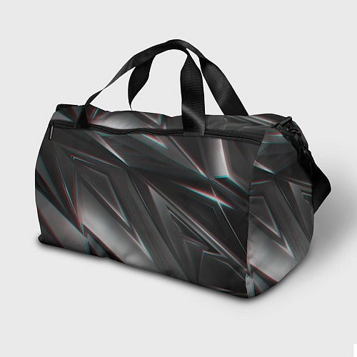 Спортивная сумка GEOMETRY STRIPES GLITCH / 3D-принт – фото 2