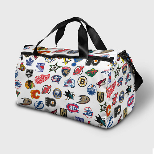 Спортивная сумка San Jose Sharks NHL teams pattern / 3D-принт – фото 2