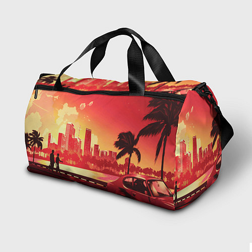 Спортивная сумка HOTLINE MIAMI / 3D-принт – фото 2