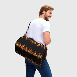 Сумки спортивные FIRE ОГОНЬ, цвет: 3D-принт — фото 2