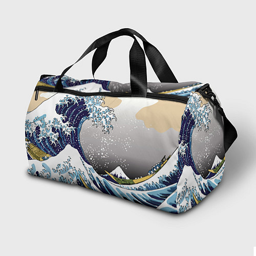 Спортивная сумка The great wave off kanagawa / 3D-принт – фото 2
