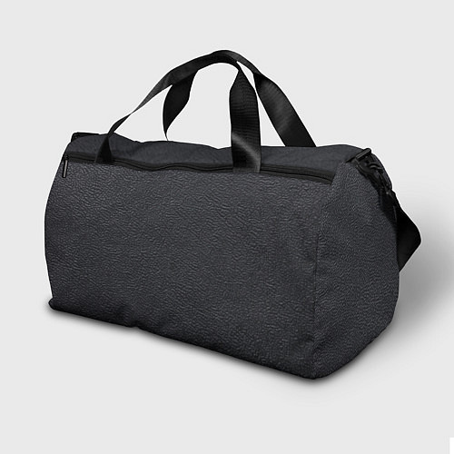 Спортивная сумка Текстура черная кожа рельеф / 3D-принт – фото 2