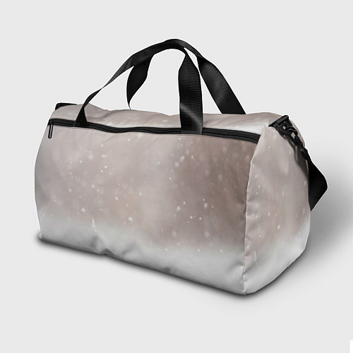 Спортивная сумка Лиса и снег / 3D-принт – фото 2