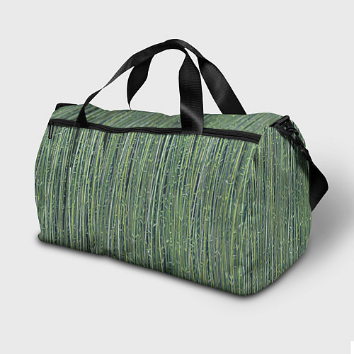 Спортивная сумка Зеленый бамбук / 3D-принт – фото 2