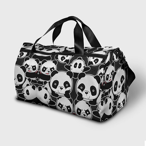 Спортивная сумка Смешные панды / 3D-принт – фото 2