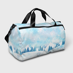 Сумки спортивные Новогодняя мечта, цвет: 3D-принт