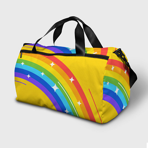 Спортивная сумка AMONG US - Радужный / 3D-принт – фото 2
