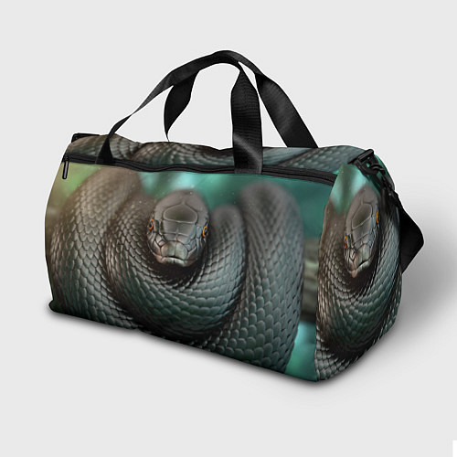 Спортивная сумка Чёрная мамба / 3D-принт – фото 2