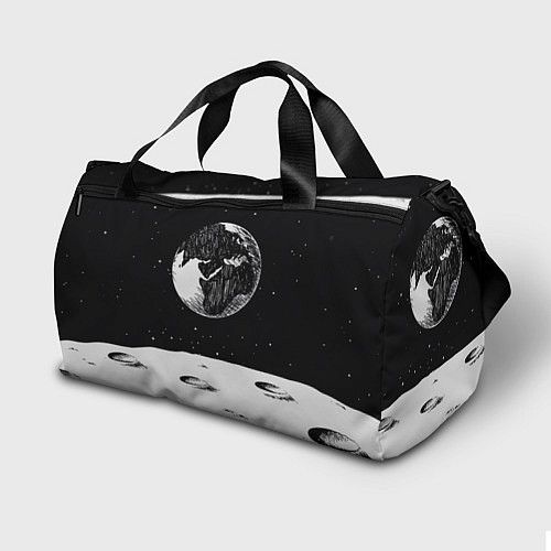 Спортивная сумка Among Us fire / 3D-принт – фото 2