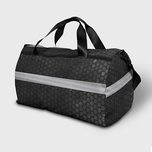 Спортивная сумка Серега всегда прав - соты / 3D-принт – фото 2