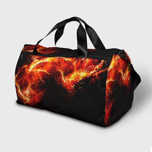 Спортивная сумка Данте в огне / 3D-принт – фото 2