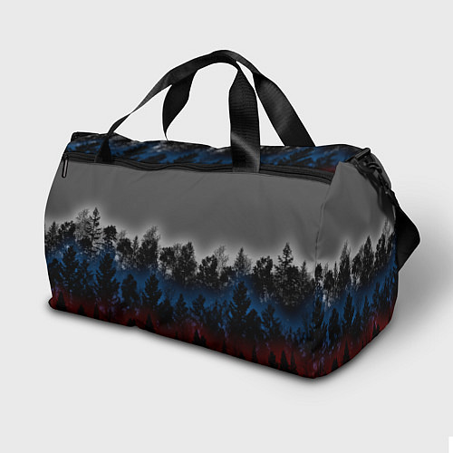 Спортивная сумка Флаг из леса / 3D-принт – фото 2
