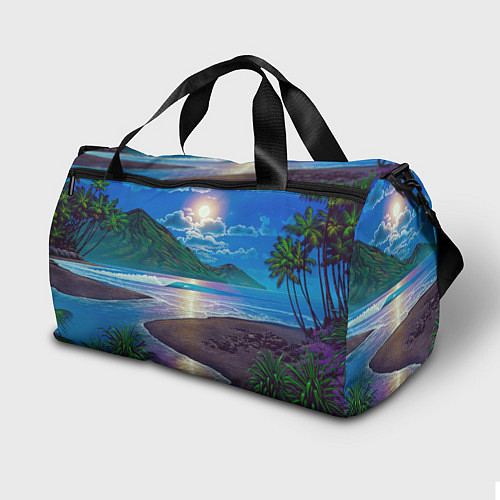 Спортивная сумка Гавайский пейзаж / 3D-принт – фото 2