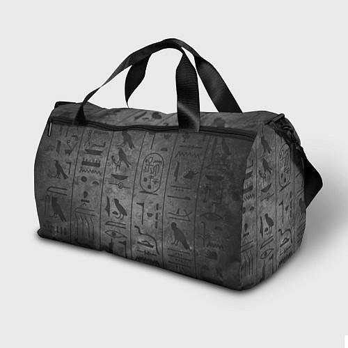 Спортивная сумка Египетские Иероглифы 3D / 3D-принт – фото 2