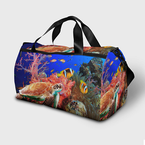 Спортивная сумка Морская черепаха / 3D-принт – фото 2