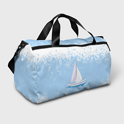 Сумки спортивные ОДИНОКАЯ ЛОДКА SAILBOAT Z, цвет: 3D-принт