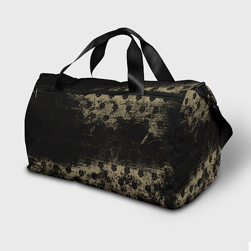 Спортивная сумка Золотой Рассвет Чёрный клевер / 3D-принт – фото 2