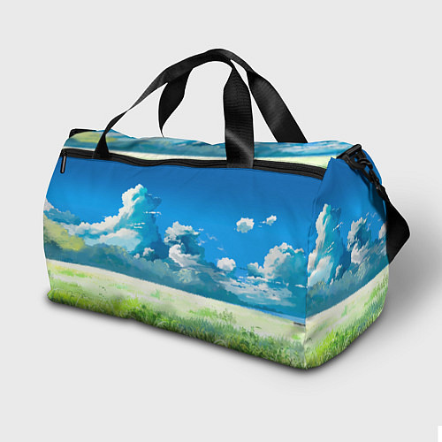 Спортивная сумка Пикачу на природе / 3D-принт – фото 2