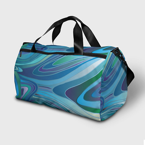 Спортивная сумка Морская волна / 3D-принт – фото 2