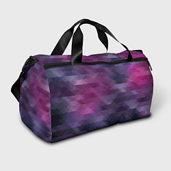 Спортивная сумка Фиолетово-бордовый узор