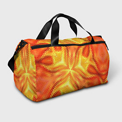 Спортивная сумка Желто-оранжевая абстракция
