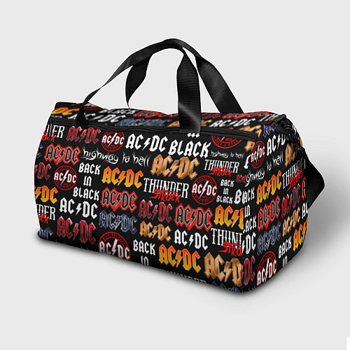 Спортивная сумка AC DC LOGOBOMBING / 3D-принт – фото 2