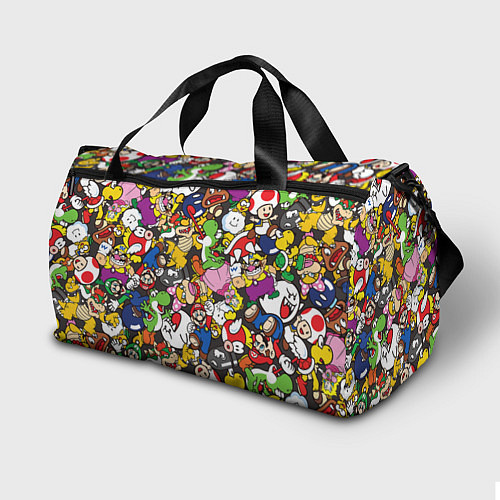 Спортивная сумка Mario ALLSTARS / 3D-принт – фото 2