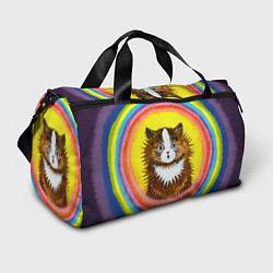 Спортивная сумка Радужный кот Луиса Уэйна