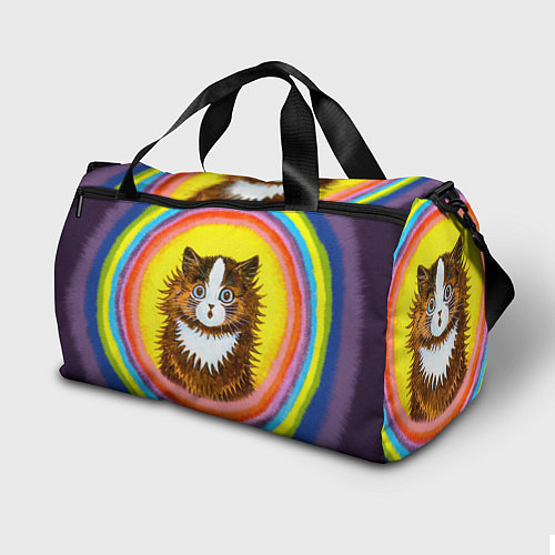 Спортивная сумка Радужный кот Луиса Уэйна / 3D-принт – фото 2