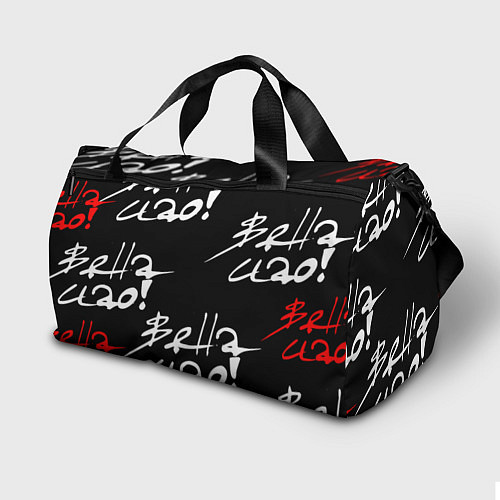 Спортивная сумка Бумажный дом, Белла чао / 3D-принт – фото 2