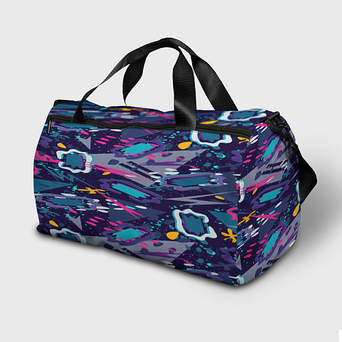 Спортивная сумка Космический абстрактный паттерн / 3D-принт – фото 2