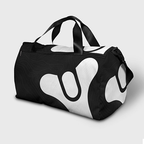 Спортивная сумка DESTINY 2 LOGO WHITE / 3D-принт – фото 2