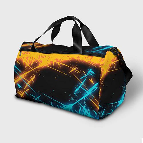 Спортивная сумка Атака Титанов: Подсветка Неона / 3D-принт – фото 2