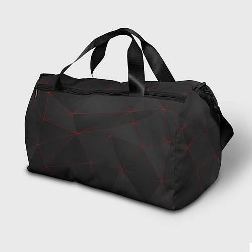 Спортивная сумка Toyota Тонкие линии неона / 3D-принт – фото 2