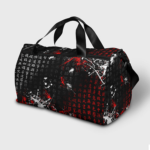 Спортивная сумка Японские символы Митсубиси / 3D-принт – фото 2