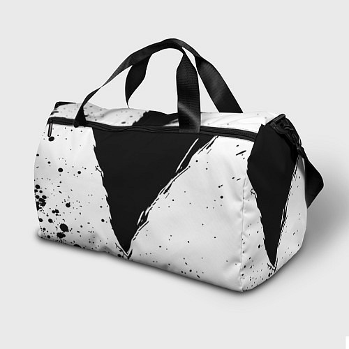 Спортивная сумка Черно-белый Сайтама One Punch-Man / 3D-принт – фото 2