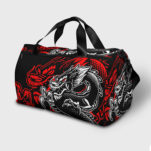Спортивная сумка TOYOTA DRAGON ТОЙОТА ДРАКОН / 3D-принт – фото 2