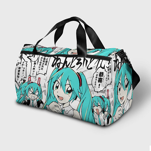 Спортивная сумка Hatsune Miku Vocaloid / 3D-принт – фото 2
